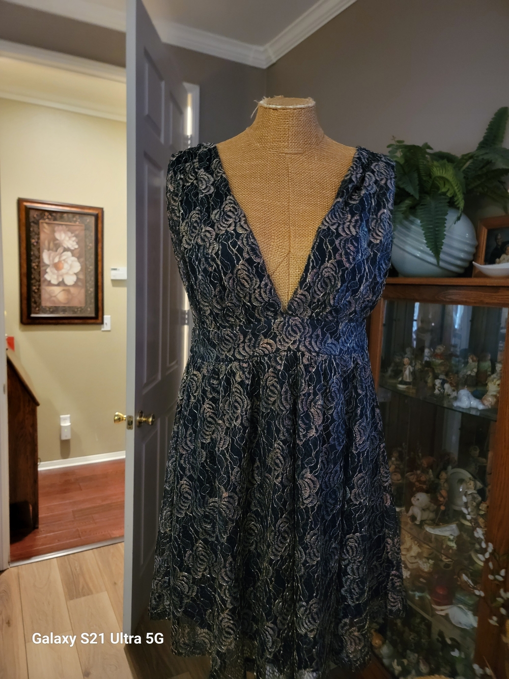 Lulus Black Multi-Color Shimmering Mini Dress